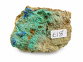 Chrysocolla and azurite natural crystal raw specimen