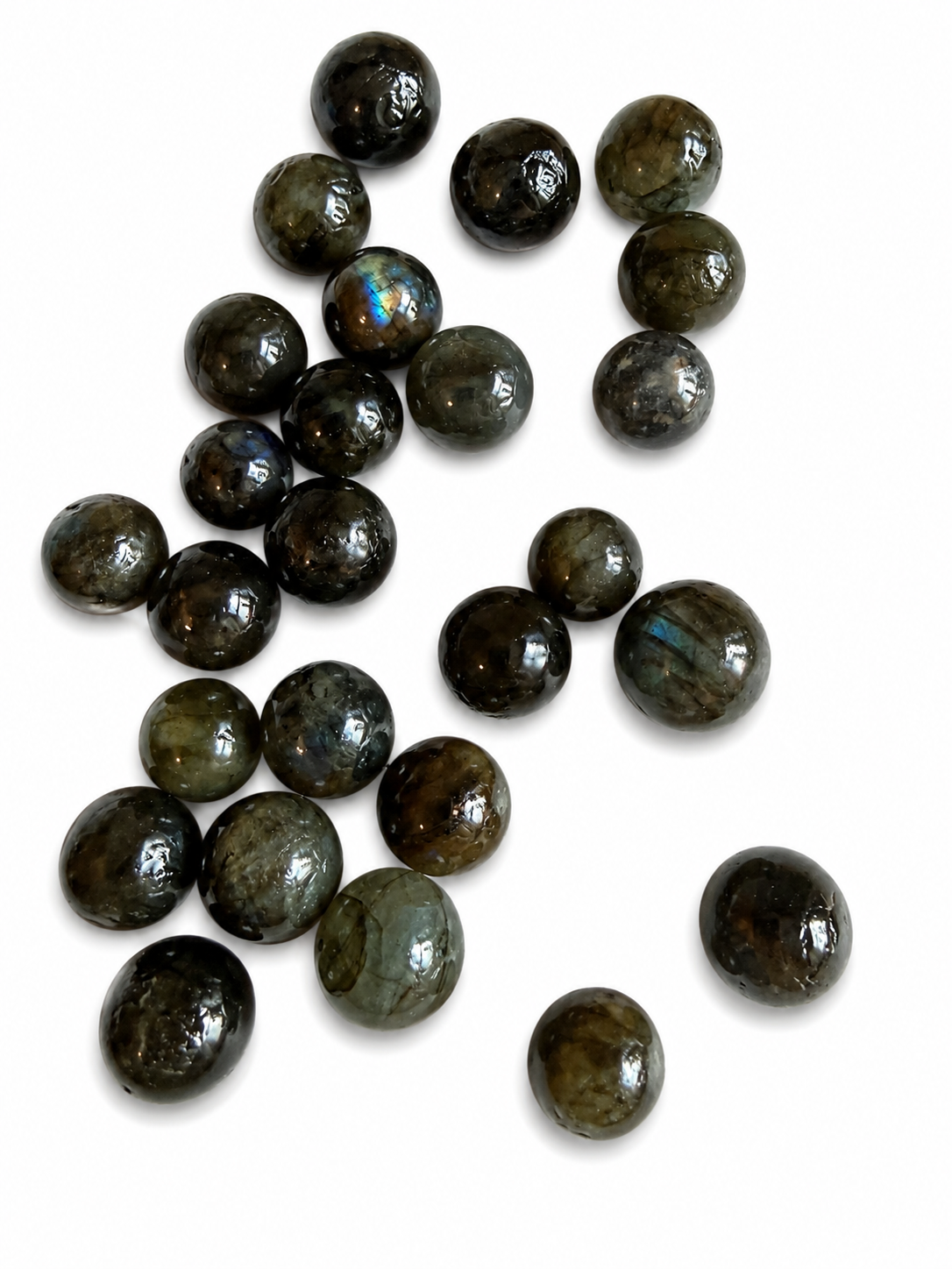 Labradorite natural crystal mini sphere