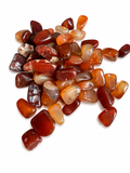 Carnelian tumble stones x2