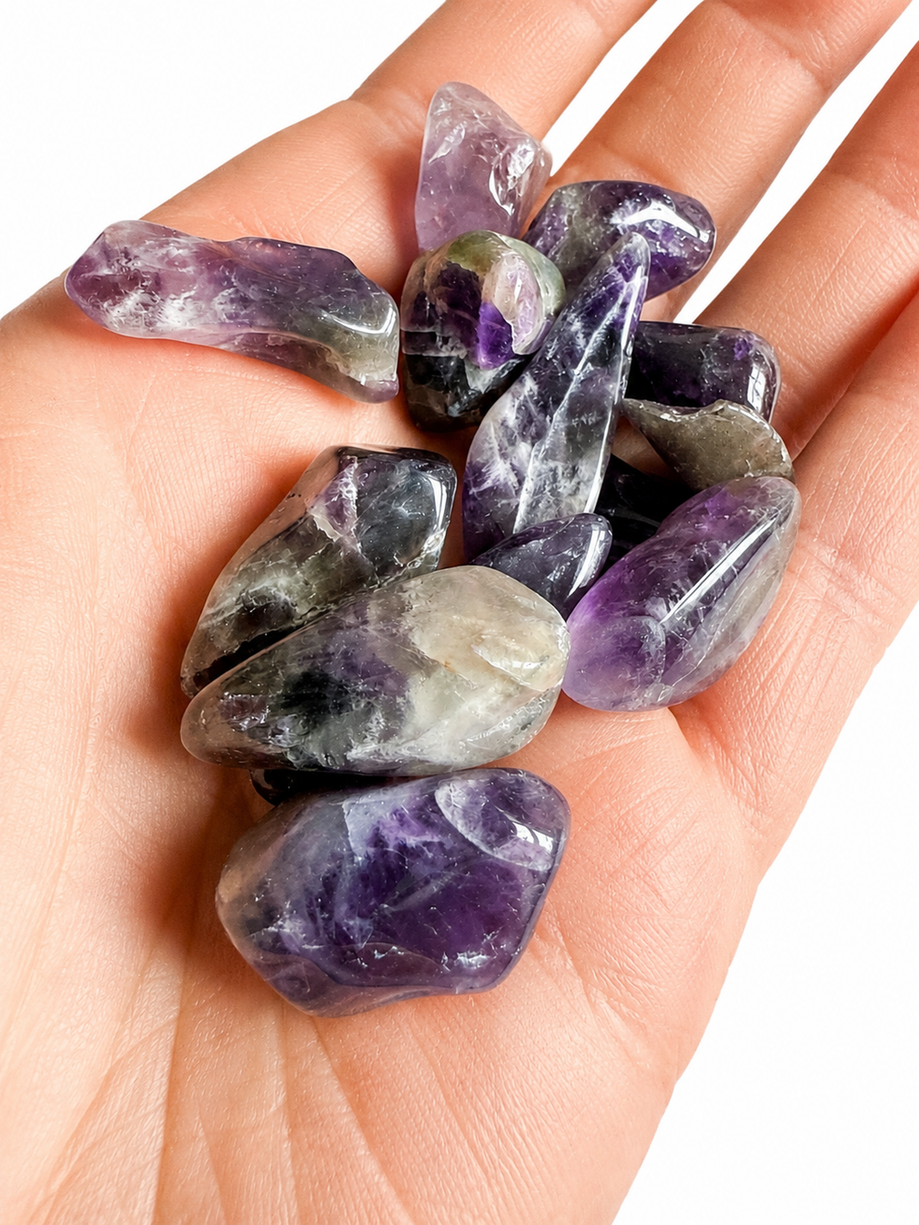 Dream amethyst tumbles x3
