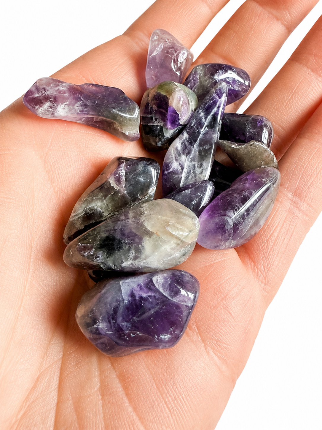 Dream amethyst tumbles x3