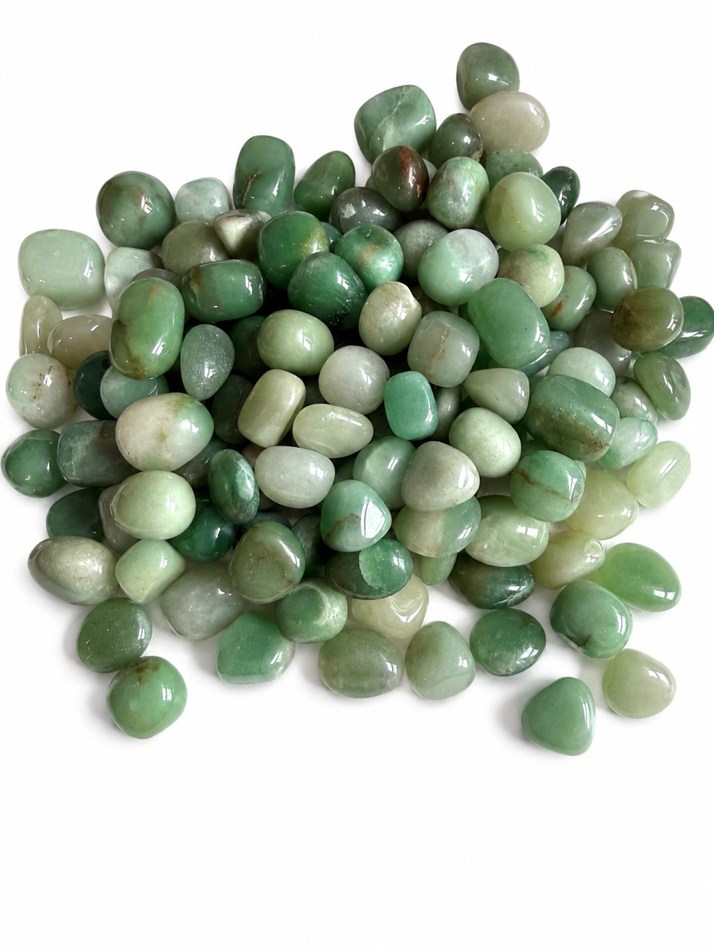 Green aventurine natural crystal tumble x2