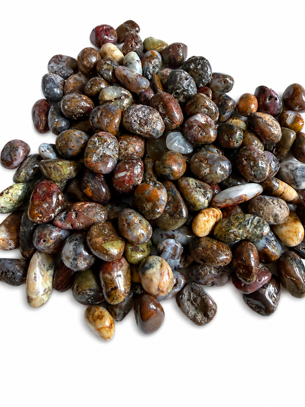 Pietersite natural crystal tumble stones X4
