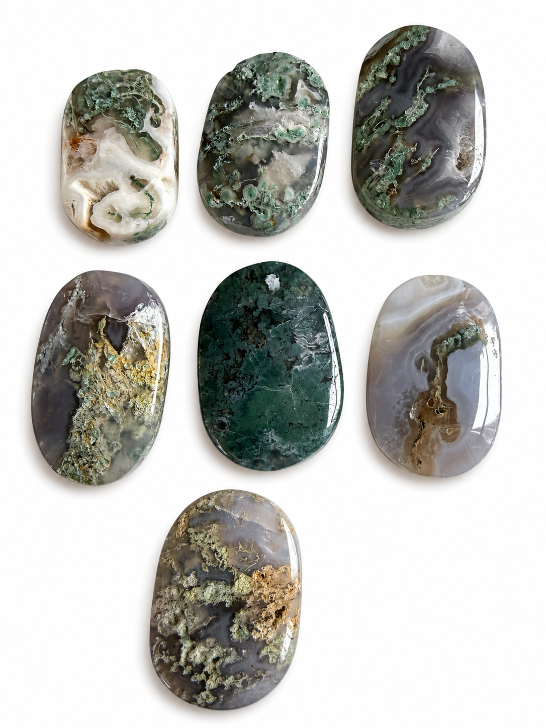 Garden quartz small palm stones