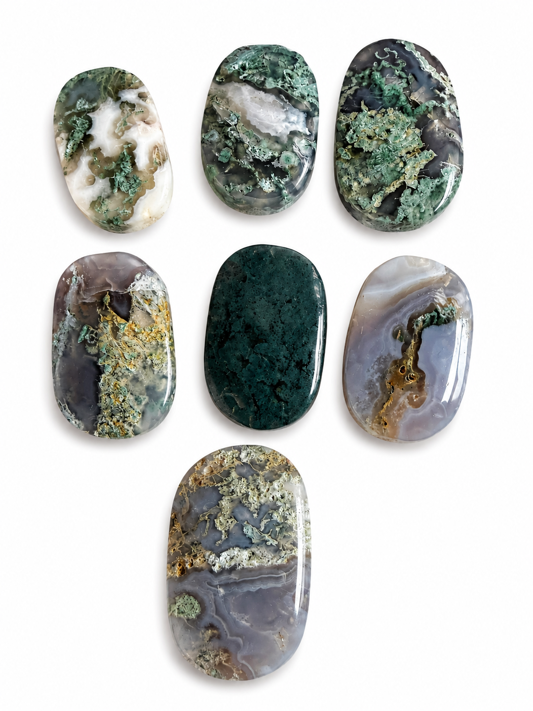 Garden quartz small palm stones